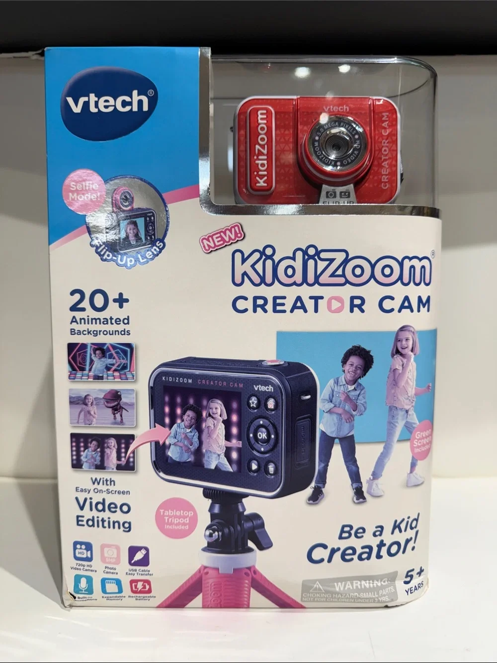 VTech KidiZoom Creator Cam Kids Digital Camera - Red